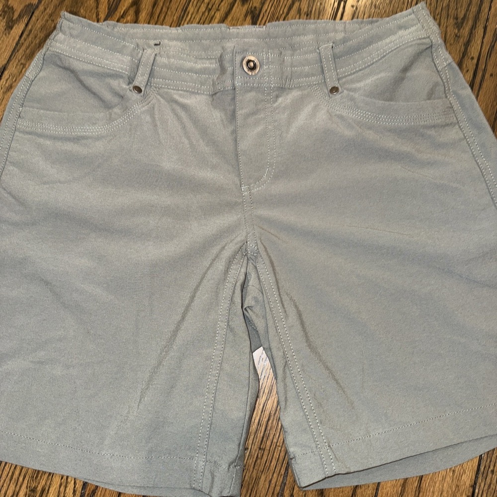 KUHL Women's Shorts Size 8 Olive Green Hiking Outdoor 7.5" Pockets